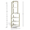 FONTOI Metal Storage Shelves, Adjustable Heavy Duty Shelving Unit, Standing Storage Rack Shelf Organizer - 3 of 4