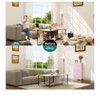 Dresser with 4 Drawers ,Fabric Storage Tower, Organizer Unit for Living Room, Hallway, Closets,Sturdy Steel Frame, Wooden Top - 4 of 4