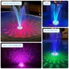 RIPPLE Floating Pool Fountain Light – Color LED, 4ft Spray, Waterproof Display - 2 of 4