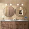 Apmir  Round High Quality Aluminum Alloy Framed French Cleat Mounted Wall Decor Bathroom Vanity Mirror - 3 of 4