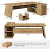Tribesigns 78" L Shaped Desk with Drawers, Large Executive Desk with File Cabinet, Corner Computer Table Business Furniture for Home Office - 3 of 4