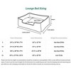 P.L.A.Y. Lounge Bed: Houndstooth - Black/Gray, Small, Luxury Pet Bed, Washable - 3 of 4