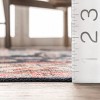 Nuloom Francis Persian Medallion Pet Friendly Machine Washable Area Rug, 4' x 6', Blue - 3 of 4