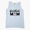 Simply Sage Market Baseball Mom Smiley Face Garment Dyed Tank - 3 of 3