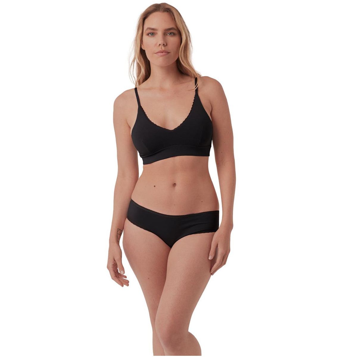 Pact Women's Organic Cotton Pretty Plunge Bra