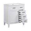 KIGFTSOD 30" Bathroom Vanity with Sink Combo, Green Bathroom Cabinet with Drawers, Solid Frame and MDF Board - 4 of 4
