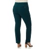 Rekucci Curvy Woman Ease into Comfort  Straight Pant with Tummy Control - 4 of 4