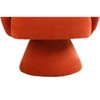 Okak Modern Accent Chair Swivel Chair with 360 Degrees Barrel Chair Cozy Soft Armchair Living Room Chair for Reading Room Bedroom - 4 of 4