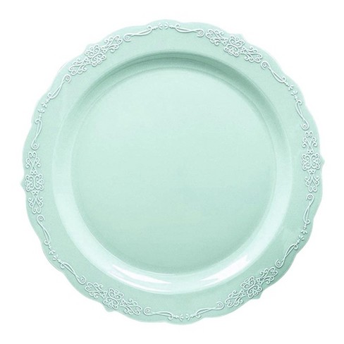 Disposable Paper Plates for Party Dinner Plate White Bulk 8.5 Inch