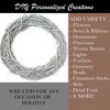 Kraft Lane: 18" Painted Grapevine Wreath - Glitter White - DIY Craft Projects - 4 of 4