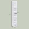 FURNIinspire Shoe Racks Living Room Shoe Boxes Units Shoe Organizer Storage Stackable Shelves for Entryway, Hallway, White, 13.8"*10.2"*68.5" - 3 of 4