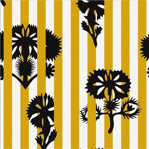 Hide and Seek Mustard Yellow Striped Paste the Wall Wallpaper - 1 of 4