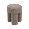 Meridian Furniture,Larson Polyester Fabric Ottoman/Stool - 3 of 4