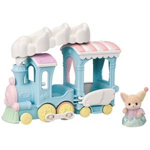 Calico Critters Floating Cloud Rainbow Train, Toy Train Vehicle for Dolls with Figure Included - 1 of 4