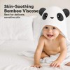 KeaBabies Cuddle Baby Hooded Towel, Organic Baby Bath Towel, Hooded Baby Towels, Baby Beach Towel for Newborn, Kids - 3 of 4
