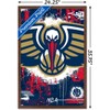Trends International NBA New Orleans Pelicans - Maximalist Logo 23 Framed Wall Poster Prints - 3 of 4