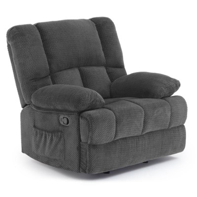 Bencmate Sofas Small Recliner Sofas for Living Room Chair for Adults, Living Room Recliner Adjustable Sofas for Home, Gray,40.1"*38.2"*40.6"