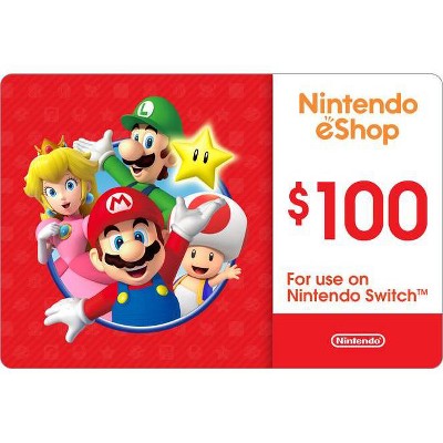 Nintendo eShop Gift Card $100 (Email Delivery)