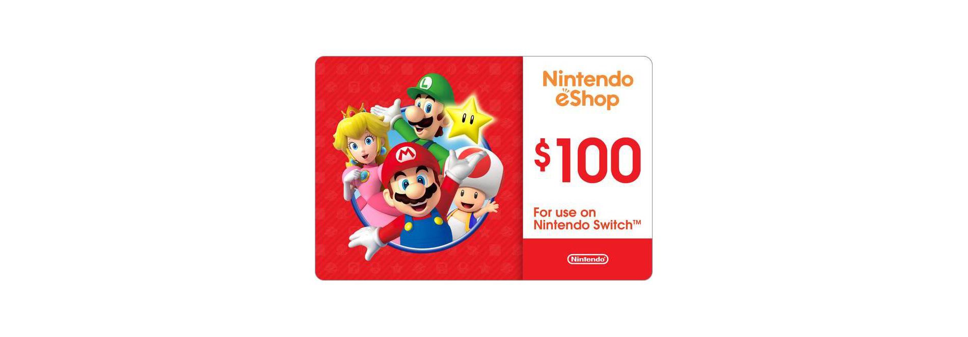 Nintendo eShop Gift Card $100 (Email Delivery)