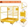 Forklift Safety Cage Forklift Man Basket 36'' x 36'' Foldable Forklift Work Platfor - 2 of 4