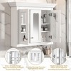 PAGED 30" Wall Mounted Bathroom Mirror Storage Cabinet Modern Medicine Cabinet with Shelves, Over Toilet Storage Unit for Room - 3 of 4