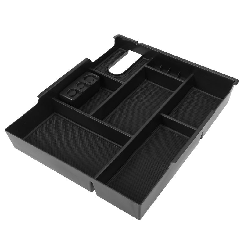 Unique Bargains Car Center Console Organizer Armrest Storage Box for Toyota Tundra 14-19 14.17"Black, 4 of 8