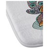 Valentina Ramos Little Fish Cushion Bath Rug Orange - Deny Designs: Microfiber, Non-Slip, Rectangle Bath Mat - 3 of 4