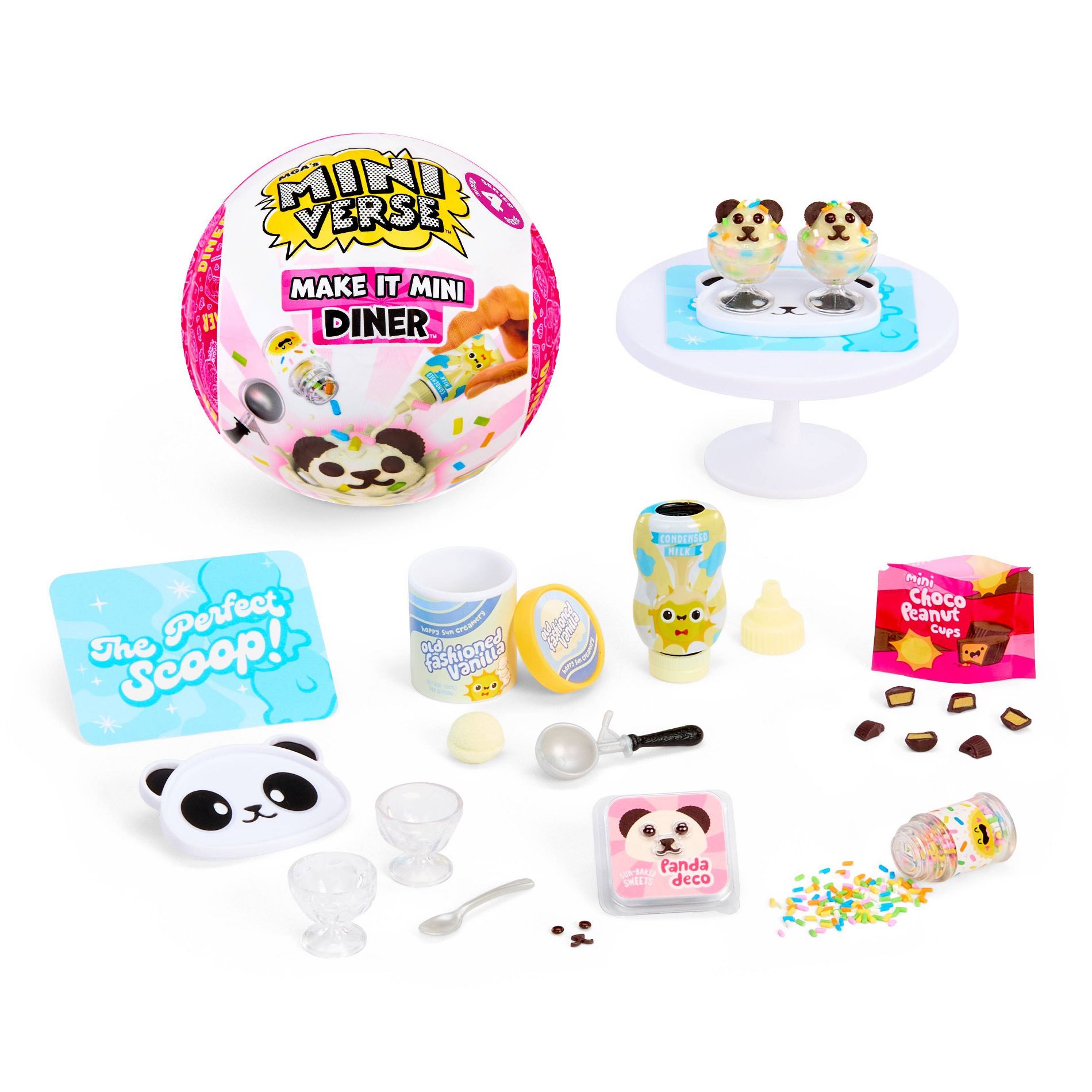 MGA's Miniverse Make It Mini Diner Series 4: Includes Accessory Pieces for Creative Play