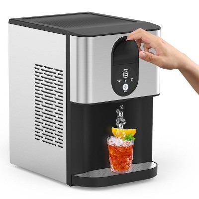 Kismile 33-lb Ice Storage 44-lb Ice Per day Countertop or portable Nugget/Pebble Ice Maker