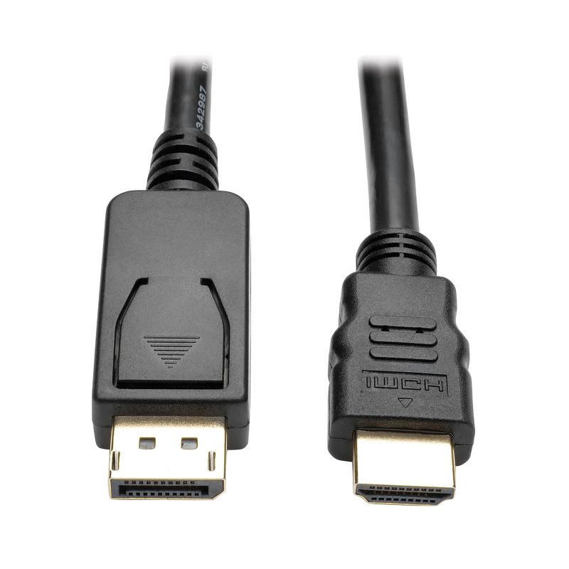 Tripp Lite DisplayPort™ 1.2 with Latches to HDMI® M/M Adapter Cable, 4K, 6-Ft., 1 of 6