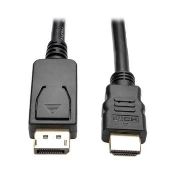 Tripp Lite DisplayPort™ 1.2 with Latches to HDMI® M/M Adapter Cable, 4K, 6-Ft.
