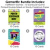 Big Dot of Happiness 90’s Throwback - 4 1990s Party Games - 10 Cards Each - Gamerific Bundle - 3 of 4