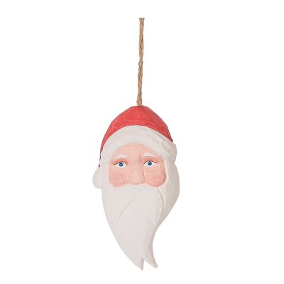 Gallerie II Carved Wood Santa Face, A/3