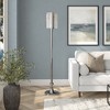 Hudson and Canal 68.75" Tall Floor Lamp with Glass Shade - 4 of 4