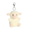 Aurora Mini Woolly Lamb Palm Pals Adorable Clip-On White 4" - 2 of 4