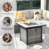 XIZZI 10 Pieces Wicker Furniture Set, Sectional Sofa Set with Wide Armrest and Deep Seat, Rattan Modular Conversation Set for Backyard Garden - 4 of 4