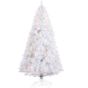 Cesicia 90" Tall Artificial Christmas Tree with Realistic Branches - 1 of 4