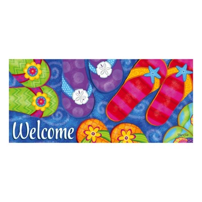 Evergreen Sunny Flip Flops Sassafras Switch Mat