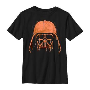 Boy's Star Wars Halloween Vader Helmet Spray-Paint T-Shirt