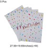 Unique Bargains Gift Wrap Paper Glossy Coated Paper 27.56inch x 19.69inch 5 Pcs - 3 of 4