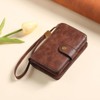 FATMOON Small Wallet for Women,RFID Blocking PU Leather Wristlet Purse Large Capacity Bifold Wallet with ID Window for Travel,Shopping - 2 of 4