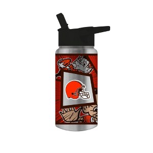 NFL Cleveland Browns Mascot Mini Thirst Water Bottle - 16oz - 1 of 3
