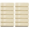 White Classic Luxury 100% Cotton Washcloths Set of 12 - 13x13" - 2 of 4