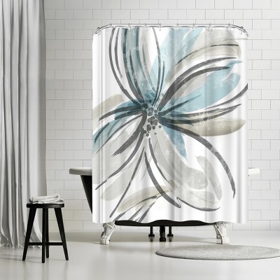 Americanflat May Poem I by Pi Creative Art 71" x 74" Shower Curtain