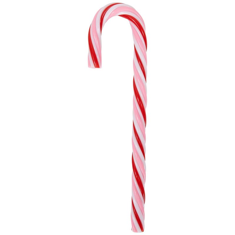 Northlight Peppermint Candy Cane Christmas Ornaments - 7" - Red and White - 12 ct, 4 of 7