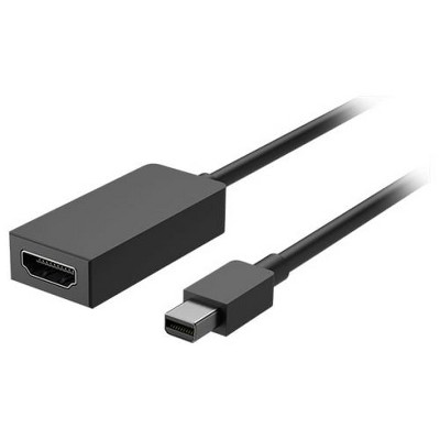 Microsoft Surface Mini DisplayPort to HDMI 2.0 Adapter Black - Supports Surface, Surface Pro & Surface Book - 4K-ready - 3840 x 2160p @60Hz