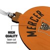 Mercer University Bears Logo Wood Christmas Tree Holiday Ornament - 3 of 4