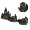 Unique Bargains Aquarium Terrariums Mountain for Fish Tank Landscape Decoration Gray Green 5.51" Height 1pcs - 3 of 4