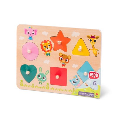 wooden peg puzzles for 1 year olds