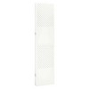 vidaXL Room Divider Freestanding Privacy Screen for Room Separation Steel - White 63" x 70.9" - 4 of 4